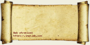 Jana Todorović vizit kartica